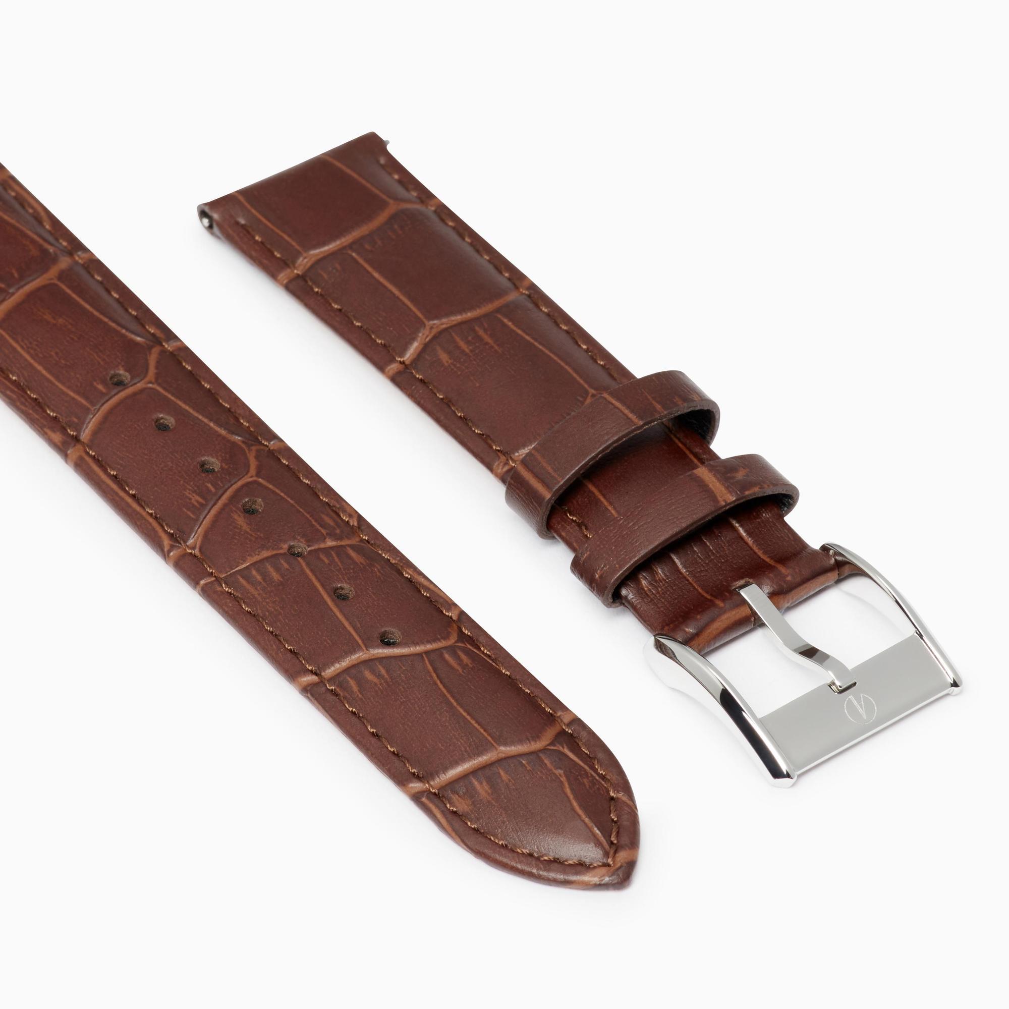 Accurist Classic Men's Brown Leather 20mm Strap